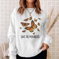 Monarch Butterflies Save The Monarchs Sweatshirt Gifts for Her
