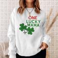 One Lucky Mama St Patricks DaySweatshirt Gifts for Her