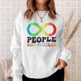People Not Puzzles Autism Awareness Neurodiversity Inclusion Sweatshirt Gifts for Her