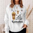 Ramadan Kareem Fasting For Muslim Islamic Gifts Idea Sweatshirt Gifts for Her