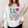 She Works Willingly With Her Hands Funny Lab Week 23 Sweatshirt Gifts for Her