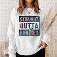 Straight Outta My Forties Vintage 50Th Birthday 1973 Legend Sweatshirt Gifts for Her