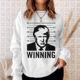 Trump Hot Winning 2024 45 47 Re-Elect President Sweatshirt Gifts for Her