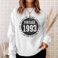Vintage 1993 Limited Edition 30 Year Old Gifts 30Th Birthday Sweatshirt Gifts for Her