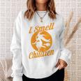 Womens I Smell Children Hocus Pocus Womens I Smell Children Men Women Sweatshirt Graphic Print Unisex Gifts for Her