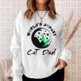 World’S Dopest Cat Dad Sweatshirt Gifts for Her