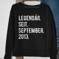 10 Geburtstag Geschenk 10 Jahre Legendär Seit September 201 Sweatshirt Geschenke für alte Frauen