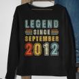 10 Jahre Alte Legende Seit 10 Geburtstag Im September 2012 Sweatshirt Geschenke für alte Frauen