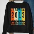 10 Limitierte Auflage Hergestellt Im Februar 2013 10 Sweatshirt Geschenke für alte Frauen