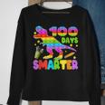 100 Days Smarter Teacher Or Student Pop It Dinosaur V2 Sweatshirt Gifts for Old Women