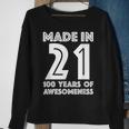 100 Geburtstag Geschenke Für Ihre Frauen 100 Jahre Alte Oma Sweatshirt Geschenke für alte Frauen