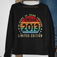 10Th Birthday Gift Vintage 2013 Limited Edition 10 Years Old Sweatshirt Gifts for Old Women