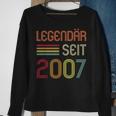15 Geburtstag Legendär Seit 2007 Geschenk Sweatshirt Geschenke für alte Frauen