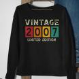 16 Year Old Gifts Made In 2007 Vintage 16Th Birthday Retro Men Women Sweatshirt Graphic Print Unisex Gifts for Old Women