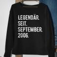 17 Geburtstag Geschenk 17 Jahre Legendär Seit September 200 Sweatshirt Geschenke für alte Frauen