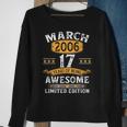 17 Geburtstag Geschenke Mann Frau Jahrgang März 2006 Sweatshirt Geschenke für alte Frauen