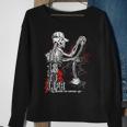 18 To Life Driving And Surviving Skeleton Sweatshirt Gifts for Old Women