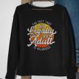 18Th Birthday Legally An Adult Hilarious Bday Sweatshirt Gifts for Old Women