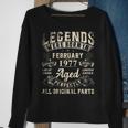 1977 Vintage Sweatshirt zum 46. Geburtstag für Männer & Frauen Geschenke für alte Frauen