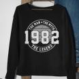 1982 The Man Myth Legend Vintage Men Funny 40Th Birthday Gift For Mens Sweatshirt Gifts for Old Women