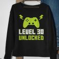 1989 30 Geburtstag Geschenk Level 30 Complete Gamer Sweatshirt Geschenke für alte Frauen