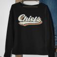 Chiefs Name Personalized Vintage Retro Chiefs Sport Name  Sweatshirt