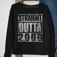 23 Year Old Gift Straight Outta 2000 Made In 23Rd Birthday Men Women Sweatshirt Graphic Print Unisex Gifts for Old Women