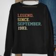 39. Geburtstag Sweatshirt – Legende Seit September 1983 Geschenke für alte Frauen