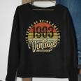 40 Year Of Being Awesome Since 1983 40Th Birthday Vintage Sweatshirt Gifts for Old Women