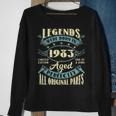 40Th Birthday Gifts Vintage Legends Born In 1983 40 Year Old Sweatshirt Gifts for Old Women