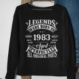 40Th Birthday Vintage Legends Born In 1983 40 Years Old Sweatshirt Gifts for Old Women