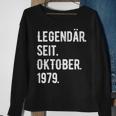 44 Geburtstag Geschenk 44 Jahre Legendär Seit Oktober 1979 Sweatshirt Geschenke für alte Frauen