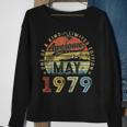 44 Year Old Awesome Since May 1979 44Th Birthday Sweatshirt Gifts for Old Women