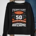 50 Geburtstag Im Februar 2023 Geboren Im Februar 1973 Sweatshirt Geschenke für alte Frauen