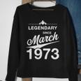 50 Geburtstag 50 Jahre Alt Legendär Seit März 1973 V3 Sweatshirt Geschenke für alte Frauen