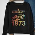 50 Geburtstag 50 Jahre Alt Legendär Seit März 1973 V5 Sweatshirt Geschenke für alte Frauen