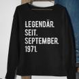 52 Geburtstag Geschenk 52 Jahre Legendär Seit September 197 Sweatshirt Geschenke für alte Frauen