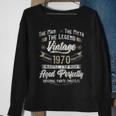 53. Geburtstag Herren Sweatshirt 1970 Mann Mythos Legende Vintage Geschenke für alte Frauen