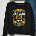 53 Years Old Gifts Legends Born In January 1970 53Rd Bday Men Women Sweatshirt Graphic Print Unisex Gifts for Old Women