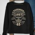 65 Geburtstag Geschenk Mann Mythos Legende Dezember 1957 Sweatshirt Geschenke für alte Frauen