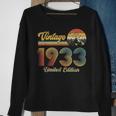 90 Year Old Gifts Made In 1933 Vintage 90Th Birthday Retro Sweatshirt Gifts for Old Women