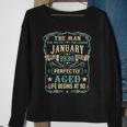 90Th Birthday Gifts The Man Myth Legend Born In January 1930 Sweatshirt Gifts for Old Women