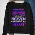 A Big Piece Of My Heart Lives In Heaven And She Is My Mom Sweatshirt Gifts for Old Women