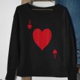 Ace Of Hearts Deck Of Cards Matching Halloween Costume Sweatshirt Gifts for Old Women