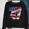 Agenda 47 Patriotic Trump Re-Election Campaign Design Sweatshirt Gifts for Old Women