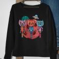 Alien Cat Kitten Extraterrestrisches Haustier Ufo Sweatshirt Geschenke für alte Frauen