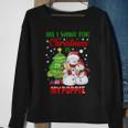 All I Want For Christmas Is My Poppie Snowman Christmas Men Women Sweatshirt Graphic Print Unisex Gifts for Old Women