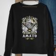 Amato Name- In Case Of Emergency My Blood Sweatshirt Gifts for Old Women