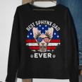 American Flag 4Th Of July Gift Sphynx DadCat Lovers Sweatshirt Gifts for Old Women