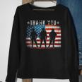 American Flag Thank You Veterans Proud Veteran Patrioitc Sweatshirt Gifts for Old Women
